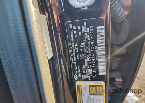 2019 Kia Optima Lx из США, поврежденный, VIN 5XXGT4L3XKG337053